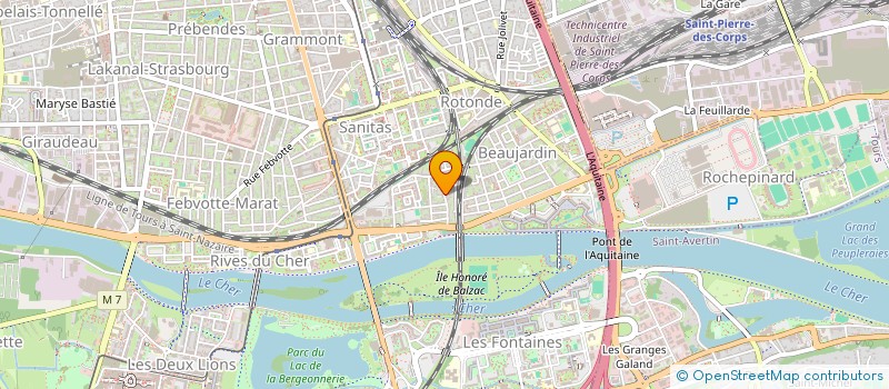 localisation de l'entreprise MADAME LAURYNE BRANKAER  TOURS