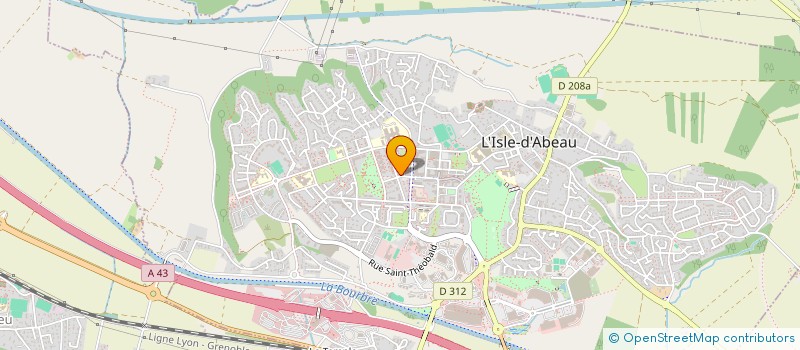 localisation de l'entreprise MADAME LAURYNE GEORGET  L'ISLE-D'ABEAU