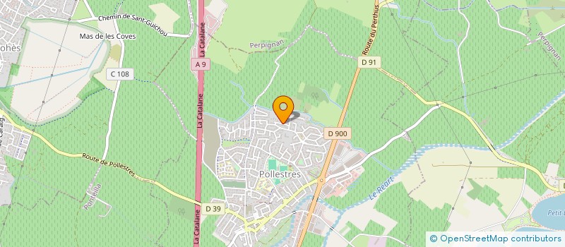 localisation de l'entreprise MADAME LAURYNE GHIRARD  POLLESTRES