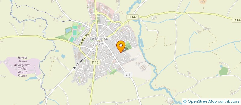 localisation de l'entreprise MADAME LAURYNE GUEMENE  LE MAY-SUR-EVRE