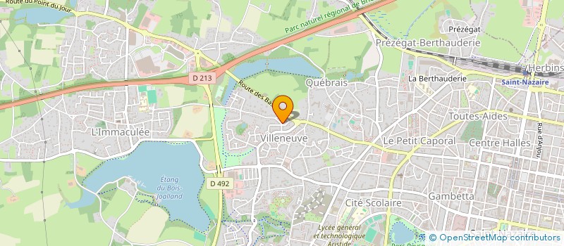 localisation de l'entreprise MADAME LAURYNE KOUNDI FILANKEMBO  SAINT-NAZAIRE