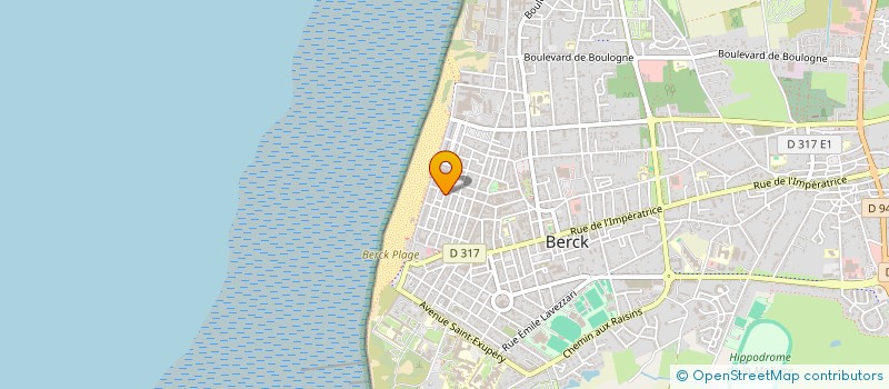 localisation de l'entreprise MADAME LAURYNE LHOTE  BERCK