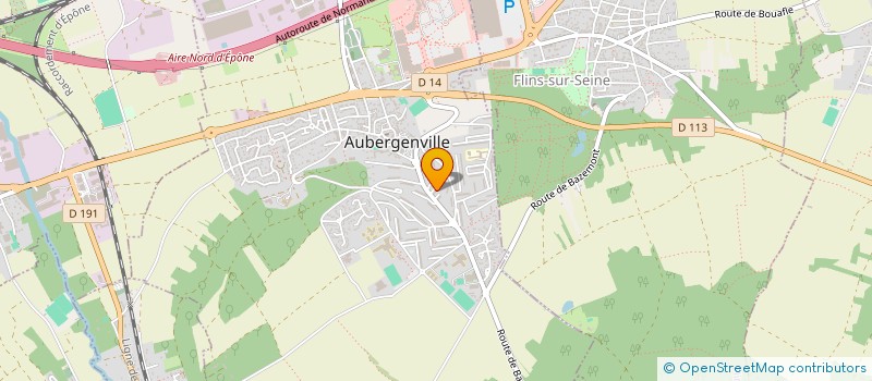 localisation de l'entreprise MADAME LAURYNE MALONDA  AUBERGENVILLE