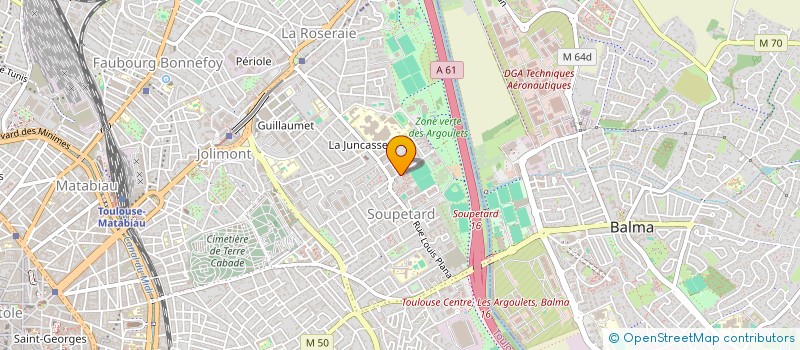 localisation de l'entreprise MADAME LAURYNE MERCIER à TOULOUSE