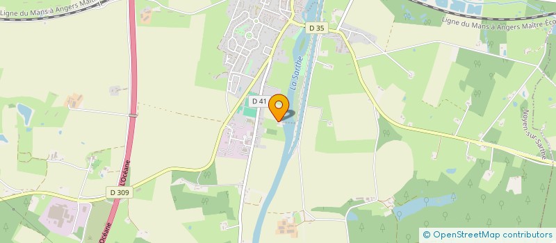 localisation de l'entreprise MADAME LAURYNE MONCEAUX  NOYEN-SUR-SARTHE