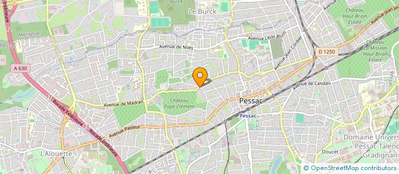 localisation de l'entreprise MADAME LAURYNE ROJO  PESSAC