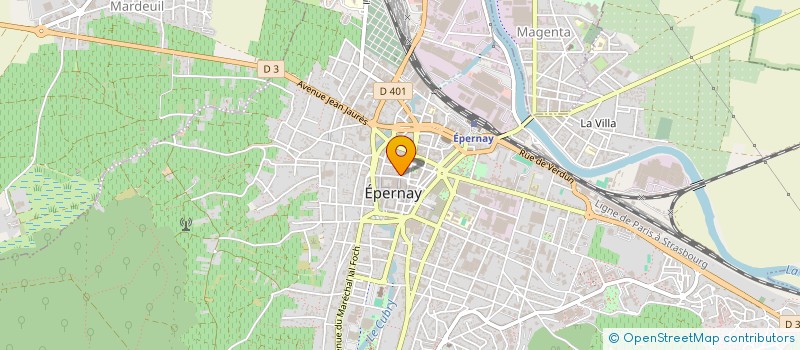 localisation de l'entreprise MADAME LAURYNE TONSART à EPERNAY