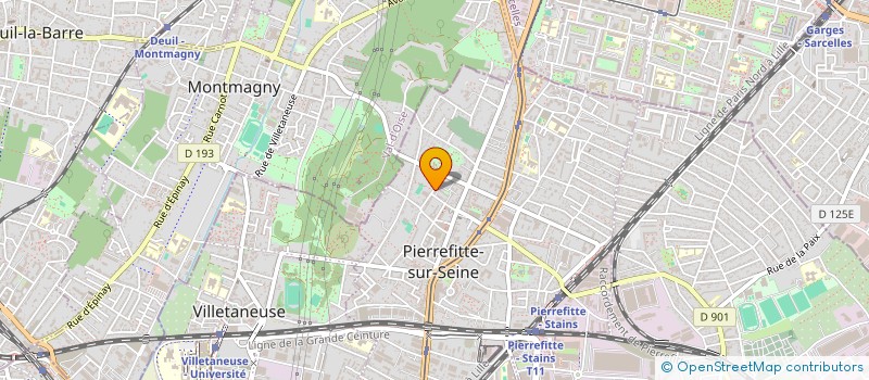 localisation de l'entreprise MADAME LAUVENETTE ARCHILLE à PIERREFITTE-SUR-SEINE