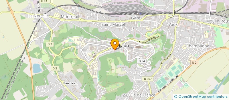 localisation de l'entreprise MADAME LAVANDE CORCY à LAON