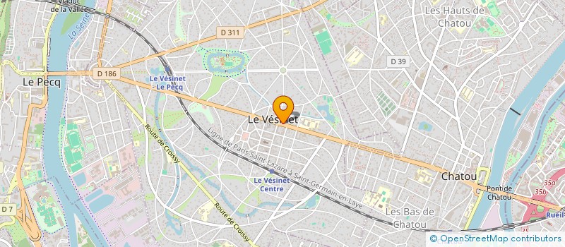 localisation de l'entreprise MADAME LAVEN CHEGENI  LE VESINET