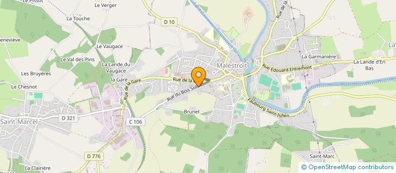 localisation de l'entreprise MADAME LAVENA PETIT  MALESTROIT