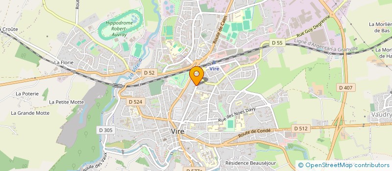 localisation de l'entreprise MADAME LAVINIA CHIREAN  VIRE-NORMANDIE