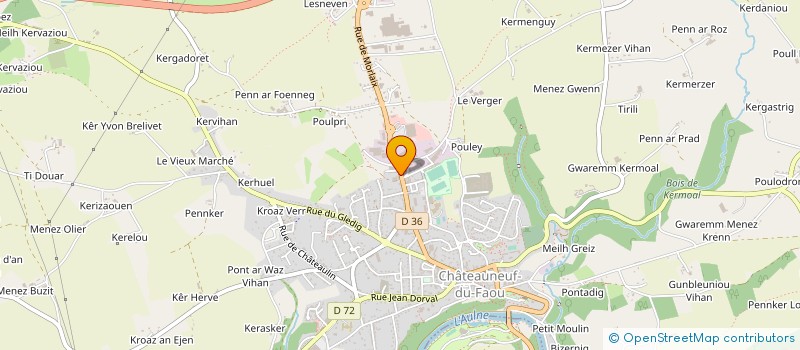 localisation de l'entreprise MADAME LAVINIA LACATUS  PLOUESCAT