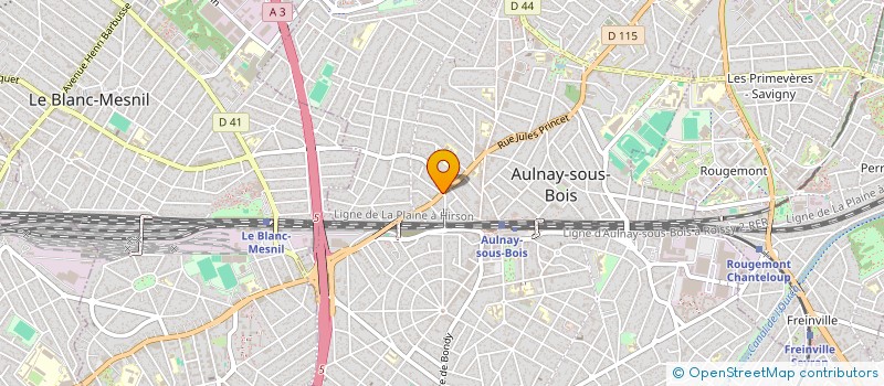 localisation de l'entreprise MADAME LAVINIA MPILA LOUBOUNGOU  AULNAY-SOUS-BOIS