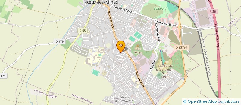 localisation de l'entreprise MADAME LAYA TEMBELY  NUX-LES-MINES