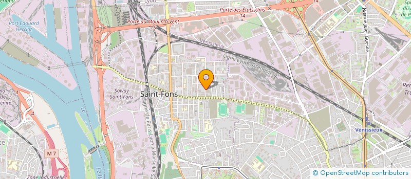 localisation de l'entreprise MADAME LAYACHI ACHOURI  SAINT-FONS