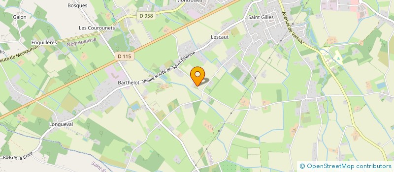 localisation de l'entreprise MADAME LAYDI BELLOCQ  NEGREPELISSE