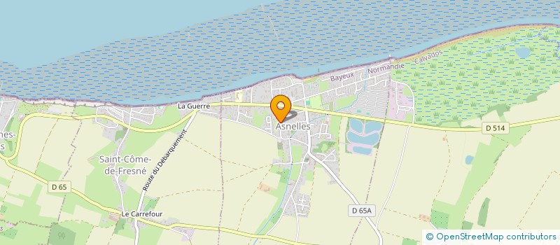 localisation de l'entreprise MADAME LAYDY COUSSANTIEN  ASNELLES