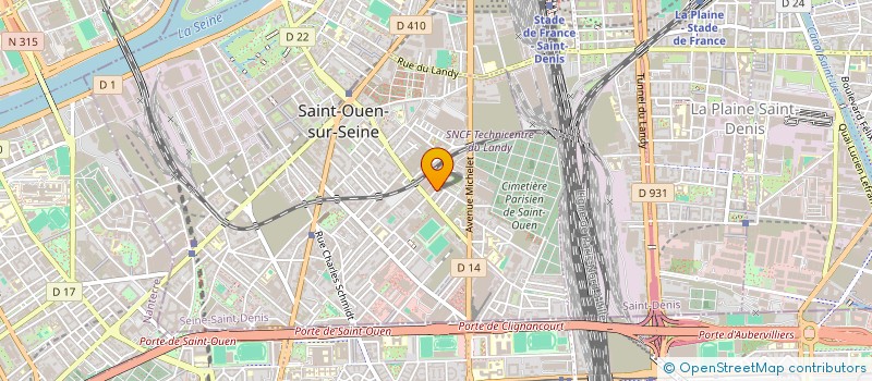 localisation de l'entreprise MADAME LAYLA ABDEL FATTAH à SAINT-OUEN-SUR-SEINE
