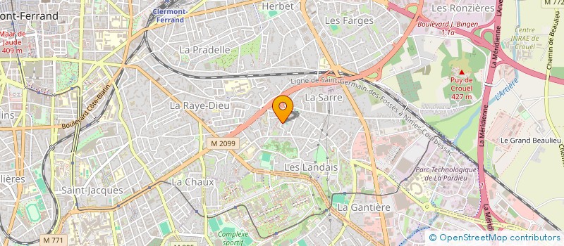 localisation de l'entreprise MADAME LAYLA FARHATE  CLERMONT-FERRAND