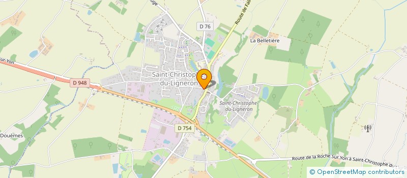 localisation de l'entreprise MADAME LAYLA LEONIE LUCIA BAUDOUX à SAINT-CHRISTOPHE-DU-LIGNERON