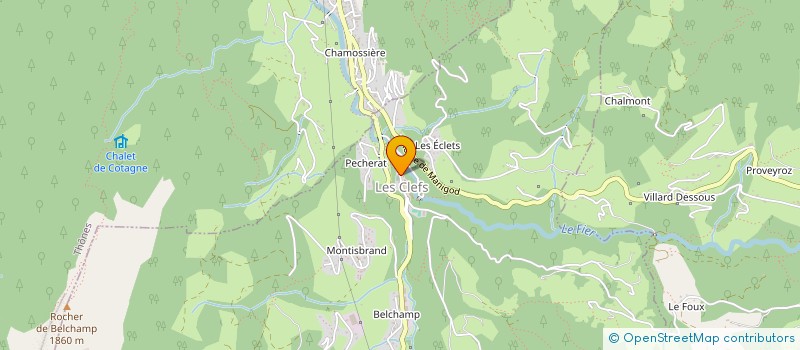 localisation de l'entreprise MADAME LAYTITIA DEBOVE  LES CLEFS