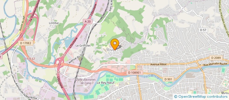 localisation de l'entreprise MADAME LAZA AHAMADA  BRIVE-LA-GAILLARDE