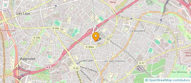 localisation de l'entreprise MADAME LAZARE MAGNANI  ROMAINVILLE
