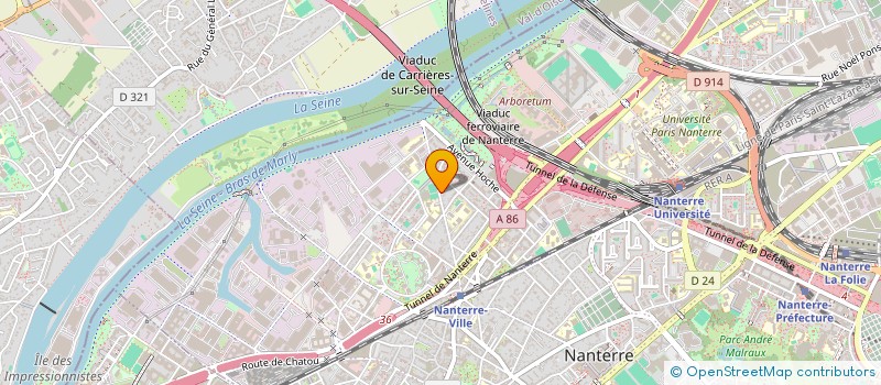 localisation de l'entreprise MADAME LAZZOUZI SERDEGA  NANTERRE