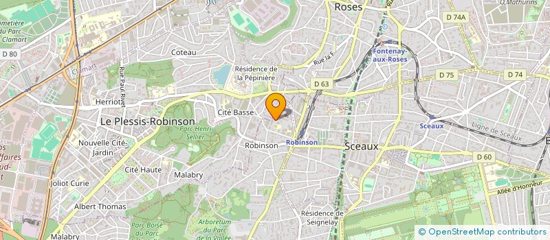 localisation de l'entreprise MADAME LE BEUGNON à CHATENAY-MALABRY