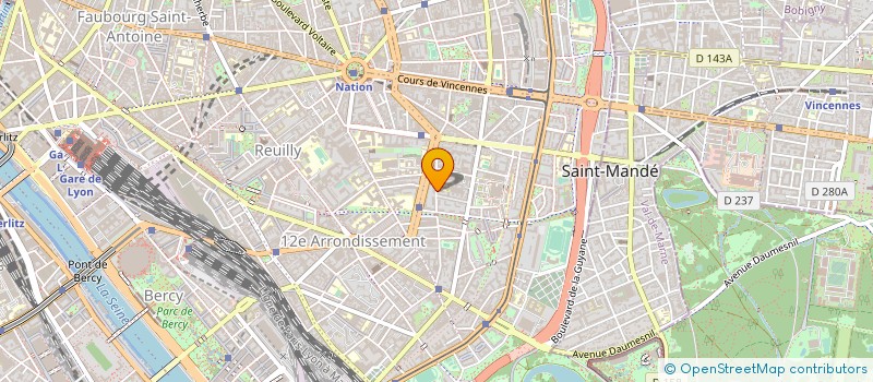 localisation de l'entreprise MADAME LE HAREL à PARIS