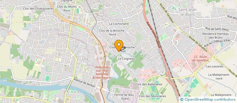 localisation de l'entreprise MADAME LE NGO à ORLEANS