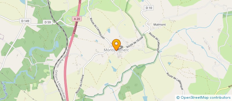 localisation de l'entreprise MADAME LE PHUONG LINH NGUYEN  MONTDOUMERC