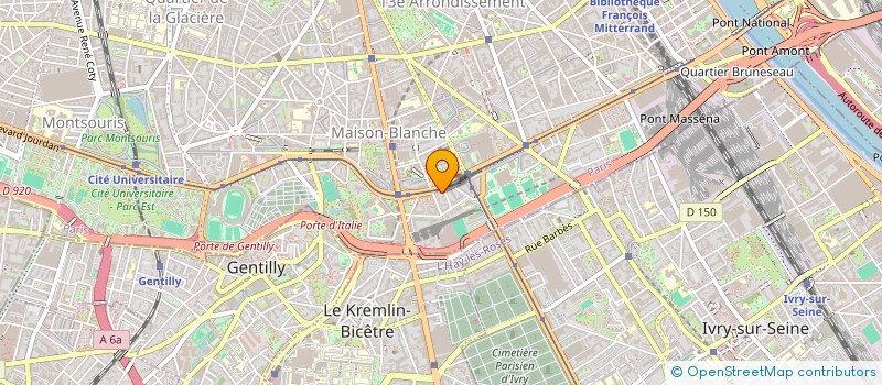 localisation de l'entreprise MADAME LE THUY DUONG VU  PARIS