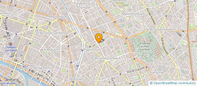 localisation de l'entreprise MADAME LE WANG  PARIS