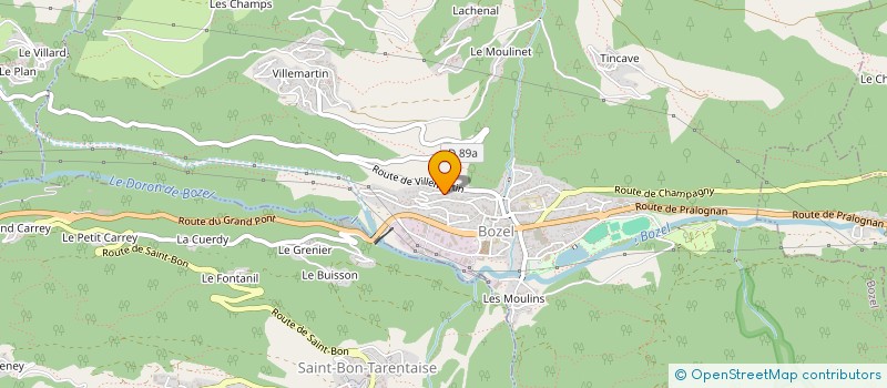 localisation de l'entreprise MADAME LEA ABRIAL  BOZEL