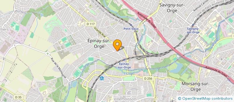 localisation de l'entreprise MADAME LEA ADAM à EPINAY-SUR-ORGE