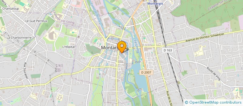 localisation de l'entreprise MADAME LEA ALBRIEUX  MONTARGIS