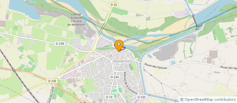 localisation de l'entreprise MADAME LEA ALBUIXECH  MALLEMORT