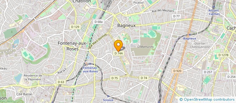 localisation de l'entreprise MADAME LEA ALMERAS à FONTENAY-AUX-ROSES