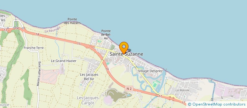 localisation de l'entreprise MADAME LEA ALPHY à SAINTE-SUZANNE