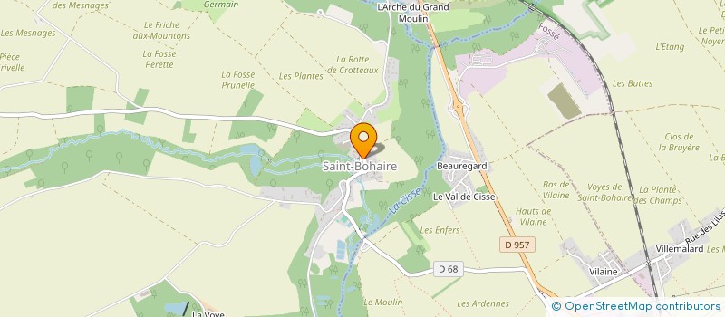 localisation de l'entreprise MADAME LEA AMADU  SAINT-BOHAIRE