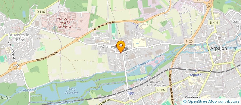 localisation de l'entreprise MADAME LEA ANDREE LUCETTE AURY à OLLAINVILLE