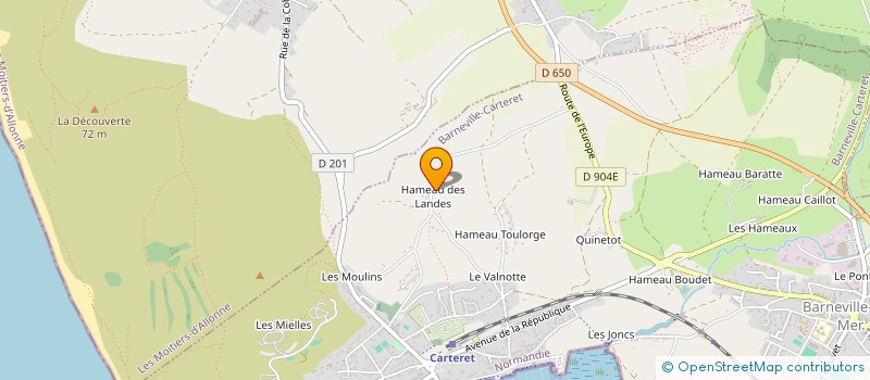 localisation de l'entreprise MADAME LEA ANJOT  BARNEVILLE-CARTERET