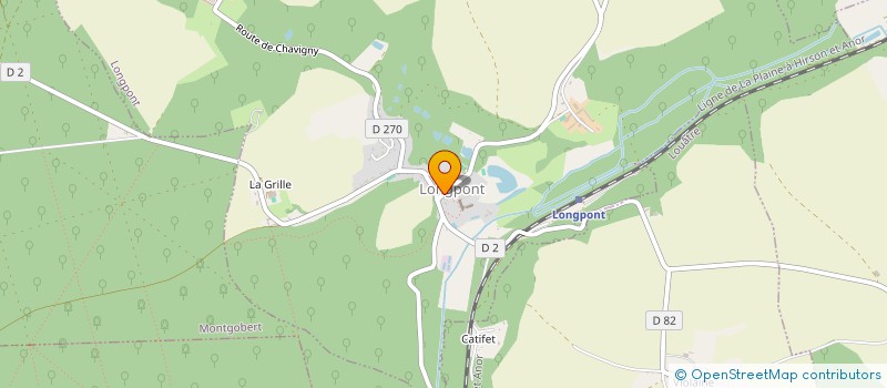 localisation de l'entreprise MADAME LEA ANNE WALLIS  LONGPONT