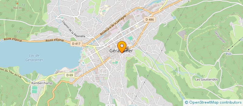 localisation de l'entreprise MADAME LEA ANTOINE  GERARDMER