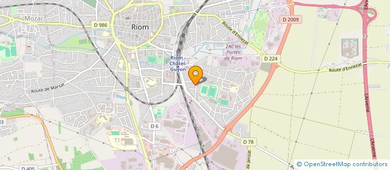 localisation de l'entreprise MADAME LEA ARAGOU  RIOM