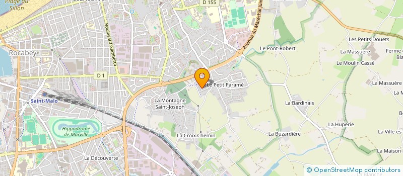 localisation de l'entreprise MADAME LEA ARMET  SAINT-MALO