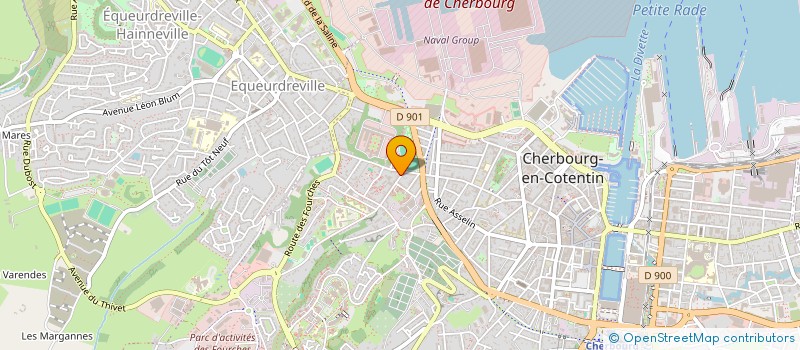 localisation de l'entreprise MADAME LEA ARNOUX  CHERBOURG-EN-COTENTIN