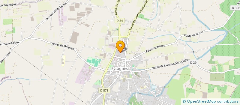 localisation de l'entreprise MADAME LEA AUBERT  EYRAGUES